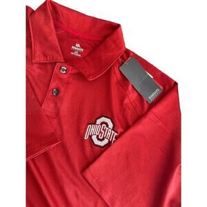 Ohio State Buckeyes Mens L Polo Shirt Knights Apparel NWT